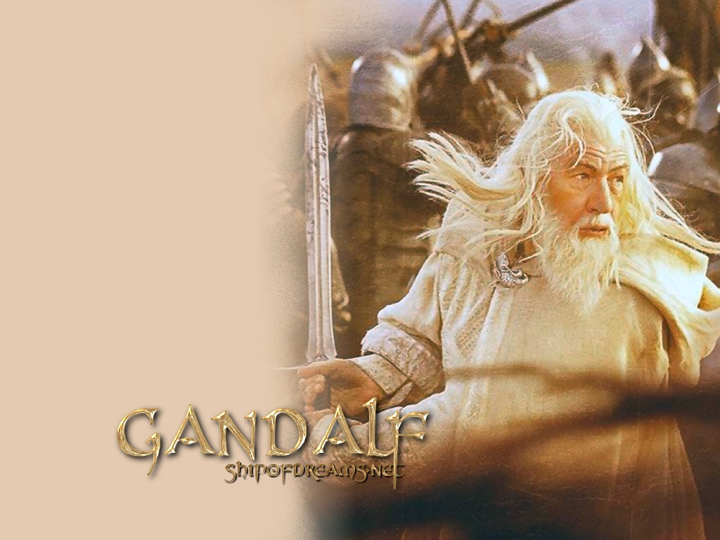 Download Gandalf The White Minas Tirith Lotr Wallpaper